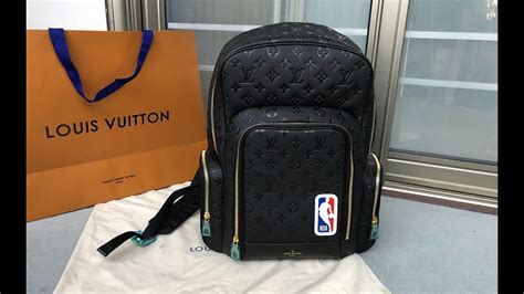 louis vuitton nba backpack|Louis Vuitton black checkered backpack.